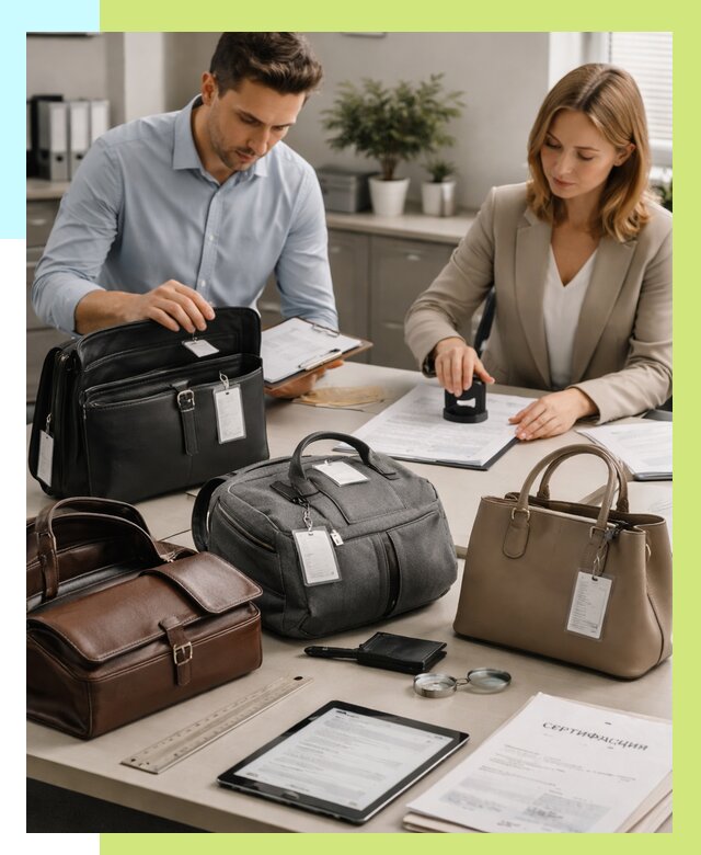 Сертификация сумок в Нерюнгри от 8145 руб. | Алешин-Нрю