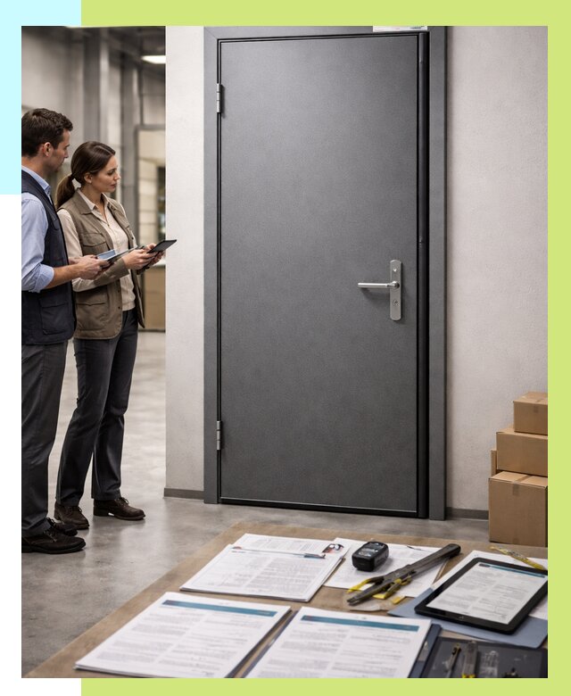 Сертификация противопожарных дверей в Нерюнгри от 9774 р. | Алешин-Нрю