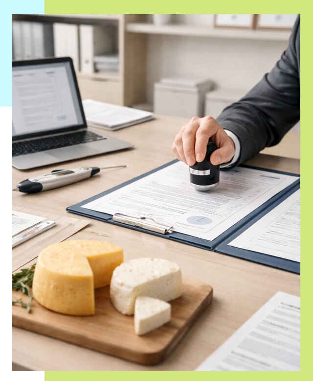 Сертификация сыров в Нерюнгри от 16290 р | Сертификат на сыр Алешин-Нрю