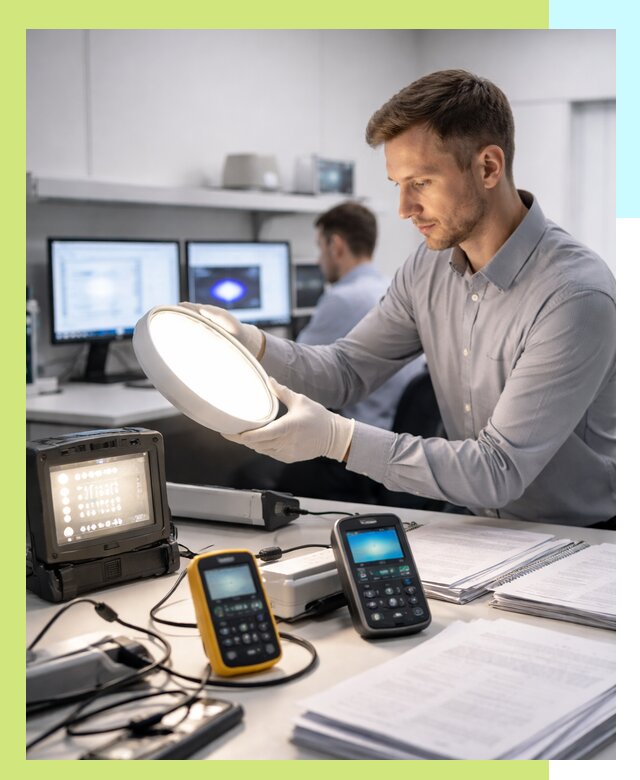 Сертификация светильников в Нерюнгри: испытания и оформление