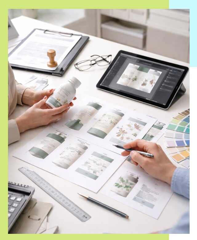 Профессиональная разработка дизайна и текста этикетки продукции в Нерюнгри