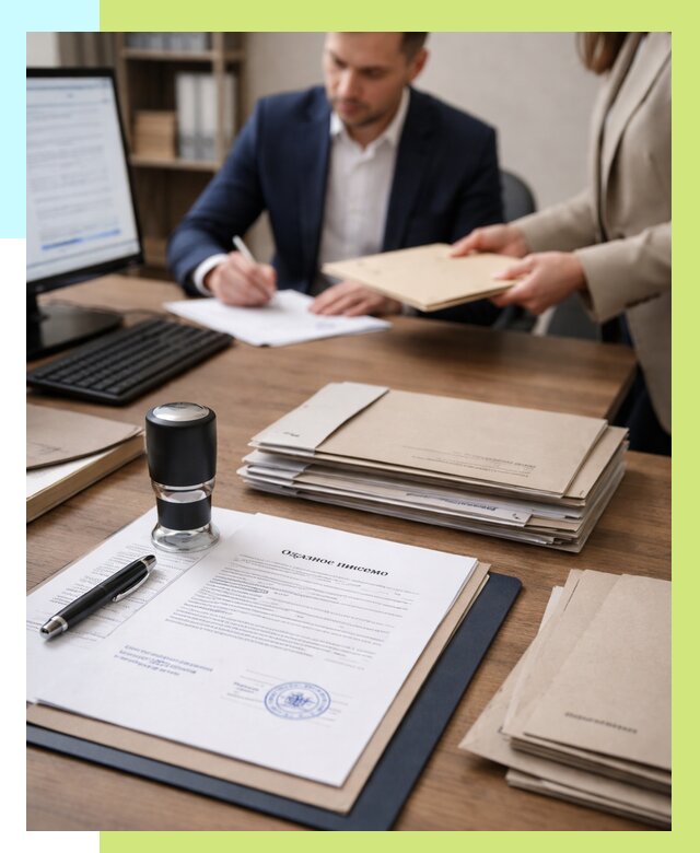 Отказное письмо для таможни в Нерюнгри от 3258 р, Алешин-Нрю