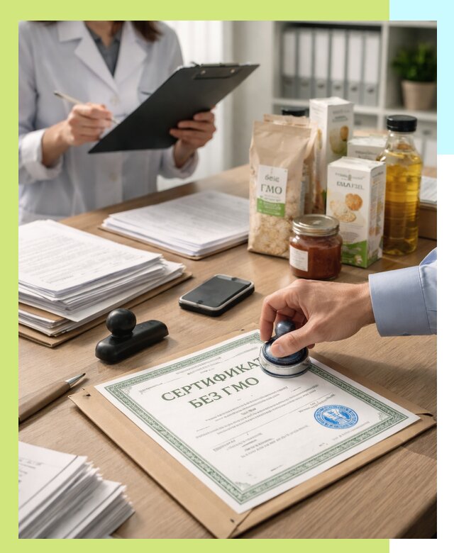 Получение сертификата Без ГМО для продукции в Нерюнгри