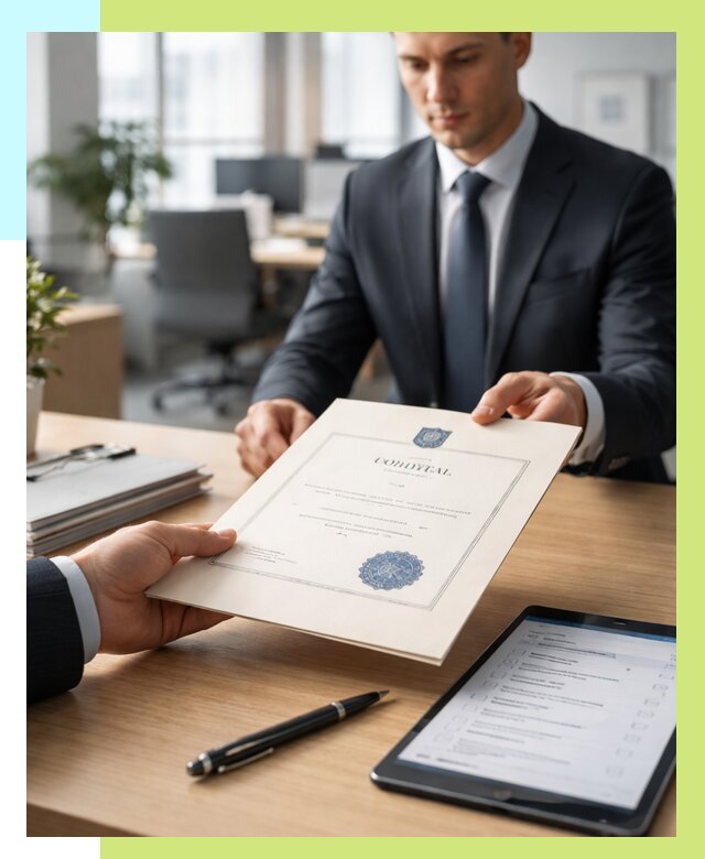 Сертификат ISO 30301 в Нерюнгри от 38010 р. | Алешин-Нрю - под ключ